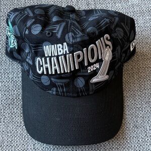 New York Liberty WNBA Champions 2024 Black Adjustable Hat